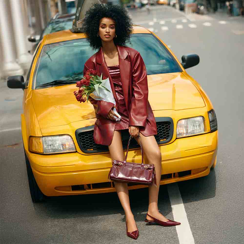 Lennoxie Women's Maroon Pumps image number 0